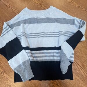 Lucky Brand black and gray sweater